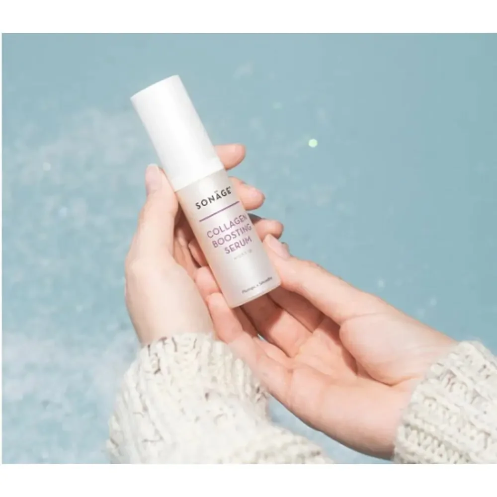 New Sonage Collagen Boosting Serum Vegan Collagen Serum For Skin Plumping